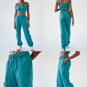 Champion UO Exclusive Classic Oversized Jogger Sweatpant and Cropped Tank Top